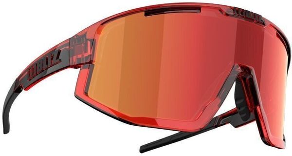 Bliz Bliz Fusion 52305-44 Transparent Red/Brown w Red Multi plus Spare Jawbone Transparent Black Kolesarska očala