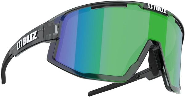 Bliz Bliz Fusion 52405-17 Crystal Black/Brown w Green Multi Kolesarska očala