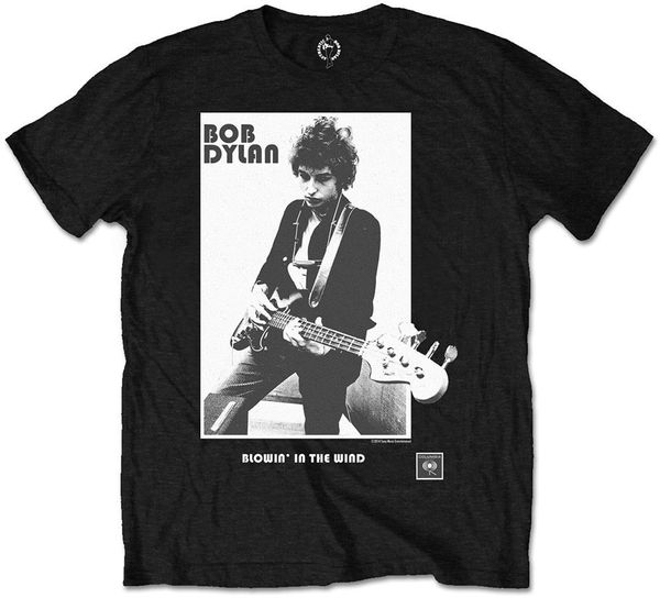 Bob Dylan Bob Dylan Majica Blowing in the Wind Unisex Black 2XL