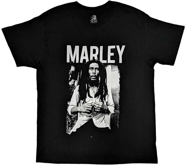 Bob Marley Bob Marley Majica Black & White Unisex Black 2XL