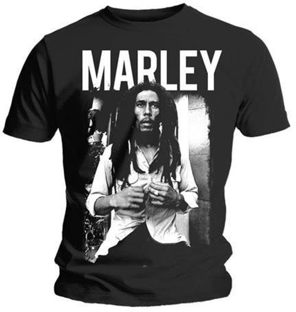 Bob Marley Bob Marley Majica Logo Unisex Black/White 2XL