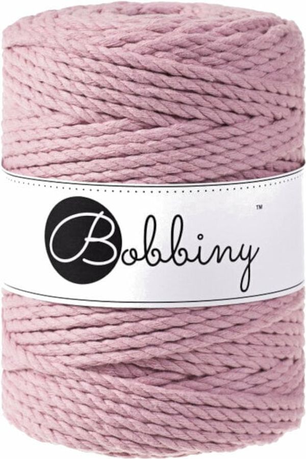 Bobbiny Bobbiny 3PLY Macrame Rope 5 mm 100 m Dusty Pink Vrvica