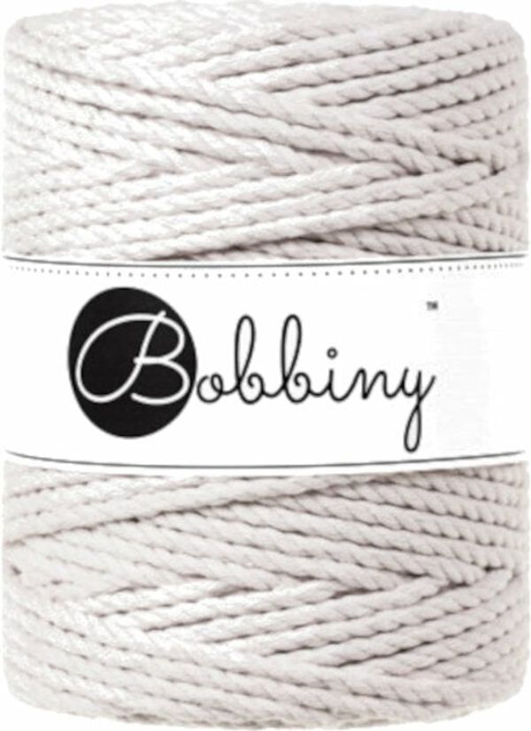 Bobbiny Bobbiny 3PLY Macrame Rope 5 mm 100 m Moonlight Vrvica