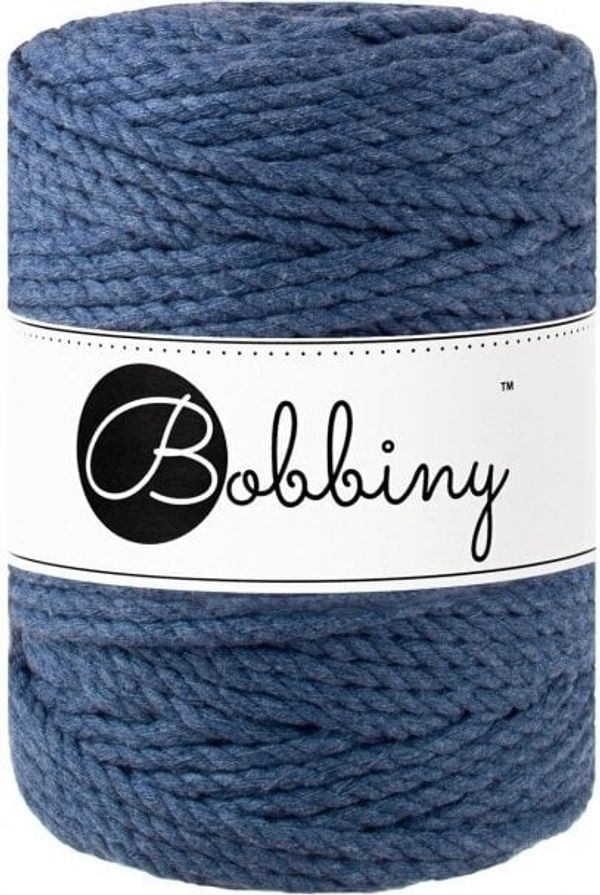 Bobbiny Bobbiny 3PLY Macrame Rope 5 mm Jeans Vrvica