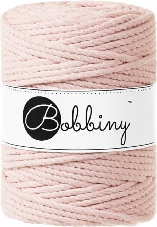 Bobbiny Bobbiny 3PLY Macrame Rope 5 mm Pastel Pink Vrvica