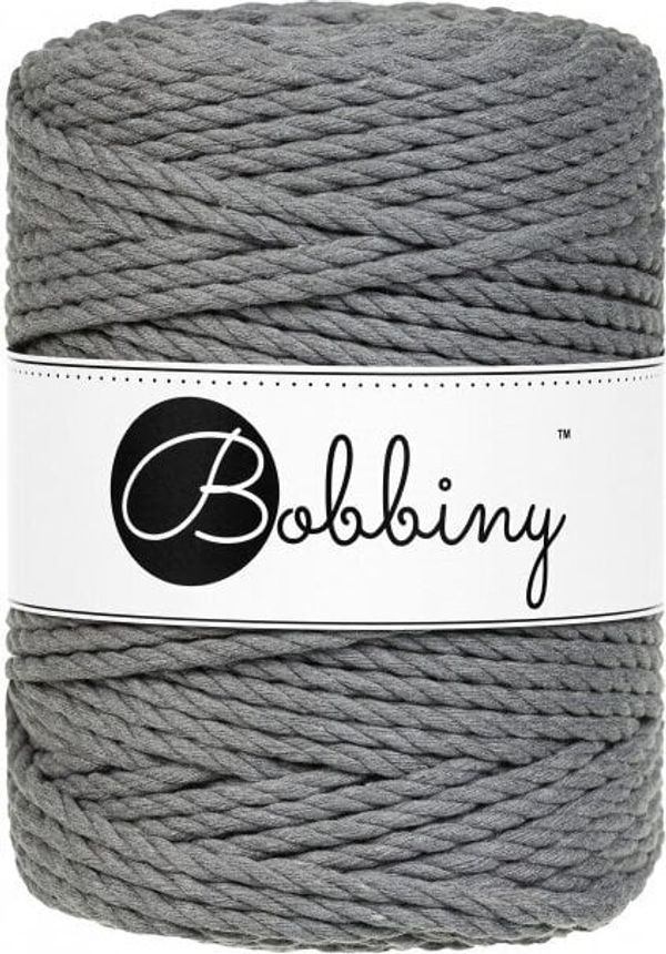 Bobbiny Bobbiny 3PLY Macrame Rope 5 mm Stone Grey Vrvica