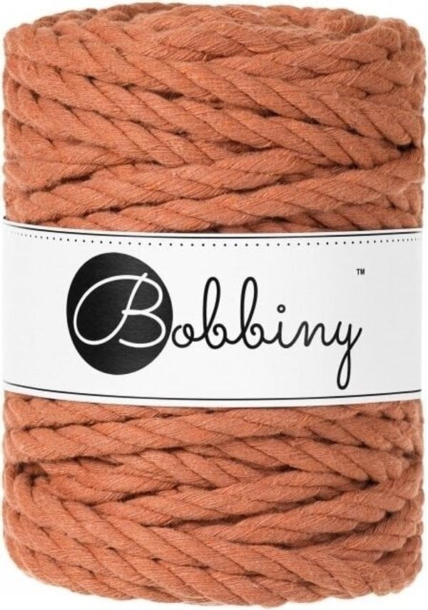 Bobbiny Bobbiny 3PLY Macrame Rope 9 mm 30 m Terracotta Vrvica