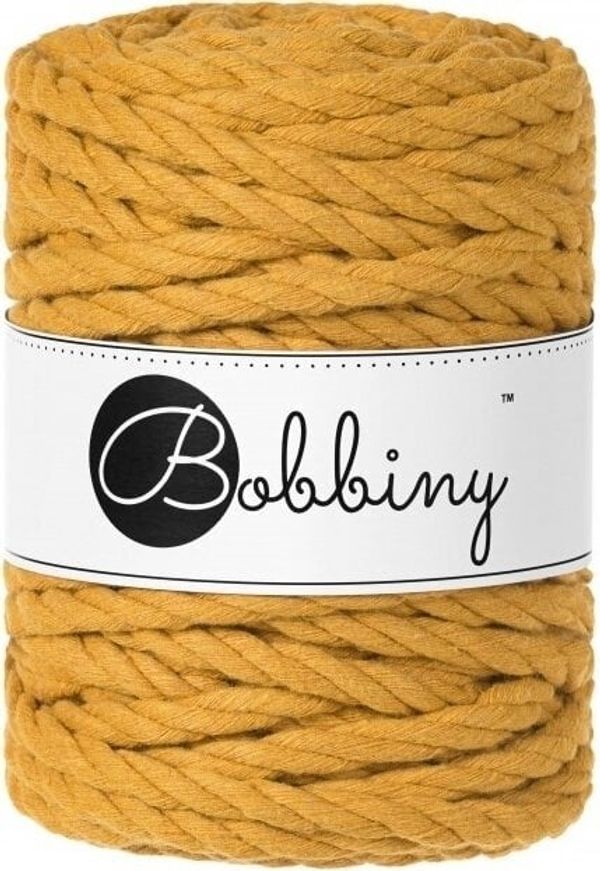 Bobbiny Bobbiny 3PLY Macrame Rope 9 mm Mustard Vrvica