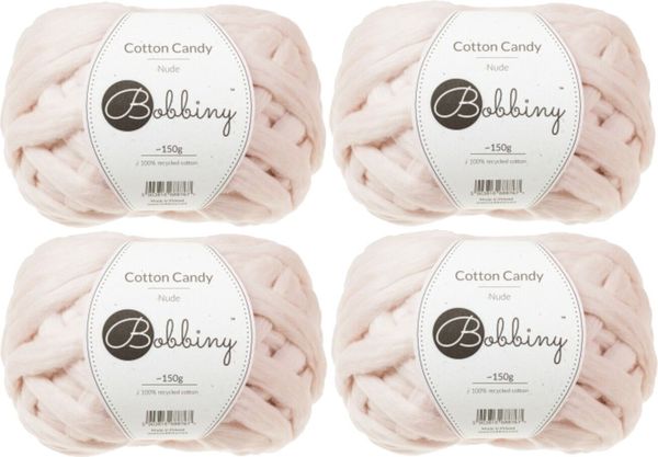 Bobbiny Bobbiny Cotton Candy Nude Pletilna preja