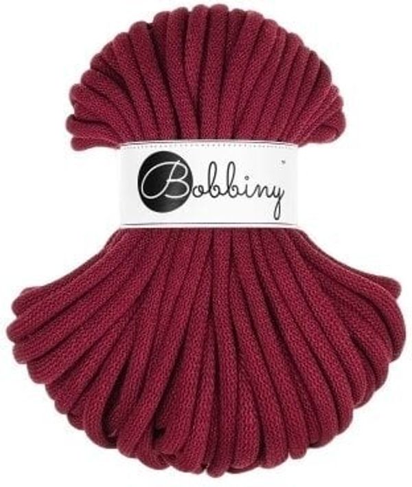 Bobbiny Bobbiny Jumbo 9 mm 30 m Wine Red Vrvica
