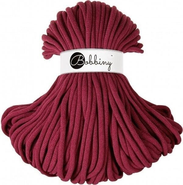 Bobbiny Bobbiny Jumbo 9mm 9 mm Wine Red Vrvica