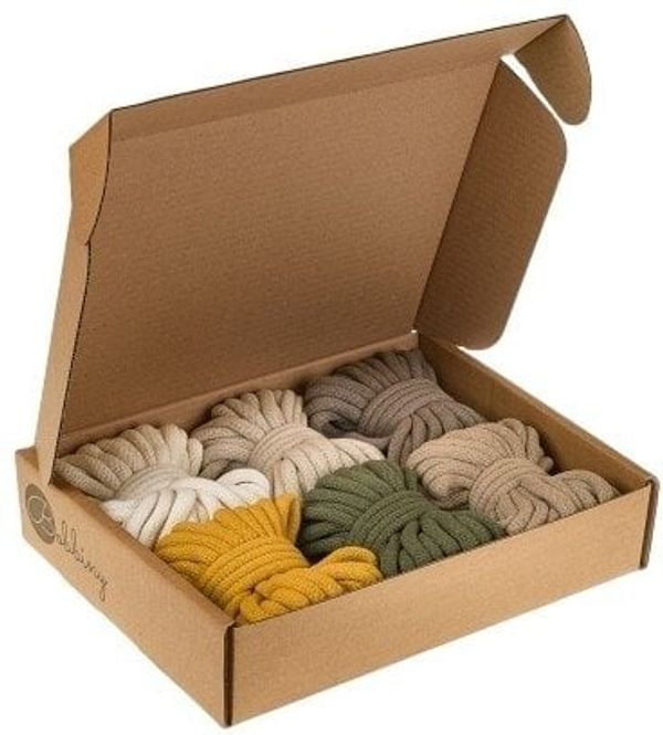 Bobbiny Bobbiny Jumbo Creative Set 9 mm 6 x 10 m Earthy Vrvica