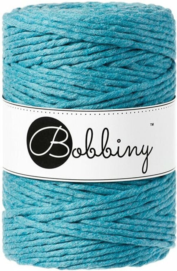 Bobbiny Bobbiny Macrame Cord 5 mm 100 m Teal Vrvica