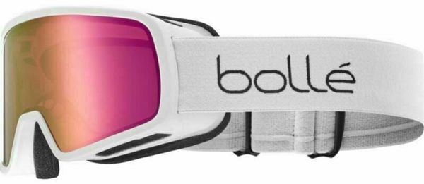 Bollé Bollé Nevada Jr Race White Matte/Rose Gold Smučarska očala