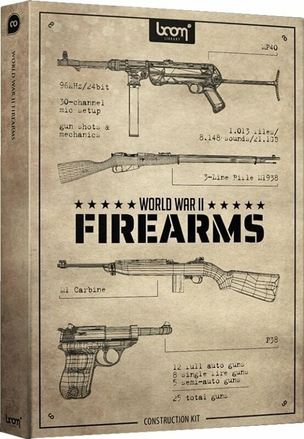 BOOM Library BOOM Library Boom World War II Firearms CK (Digitalni izdelek)