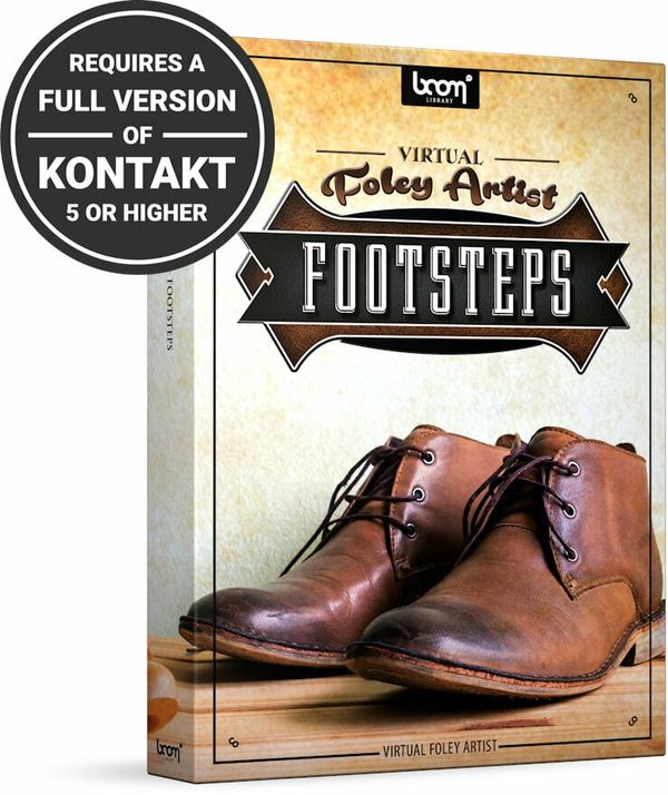 BOOM Library BOOM Library Virtual Foley Artist Footsteps (Digitalni izdelek)
