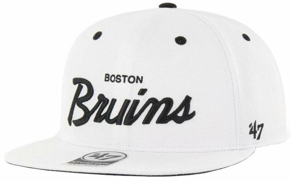 Boston Bruins Boston Bruins NHL '47 Captain Crosstown Pop White Hokejska kapa s šiltom