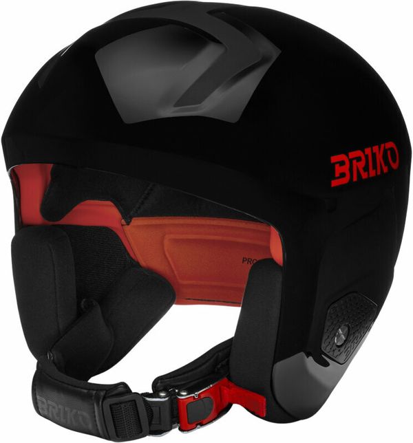 Briko Briko Vulcano 2.0 Shiny Black/Orange L Smučarska čelada