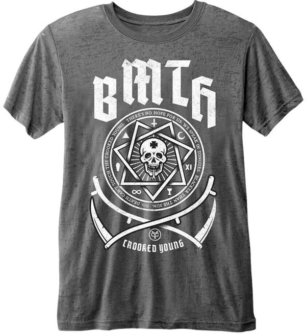 Bring Me The Horizon Bring Me The Horizon Majica Crooked Young Unisex Charcoal Grey 2XL