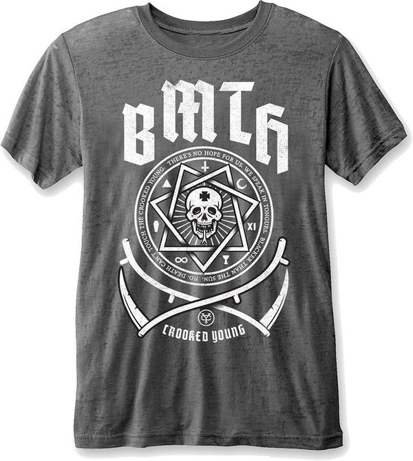 Bring Me The Horizon Bring Me The Horizon Majica Crooked Young Unisex Charcoal Grey L