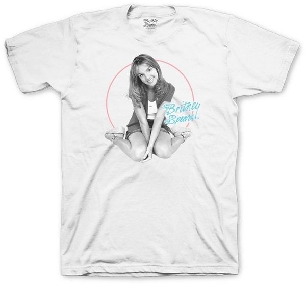 Britney Spears Britney Spears Majica Classic Circle Unisex White 2XL