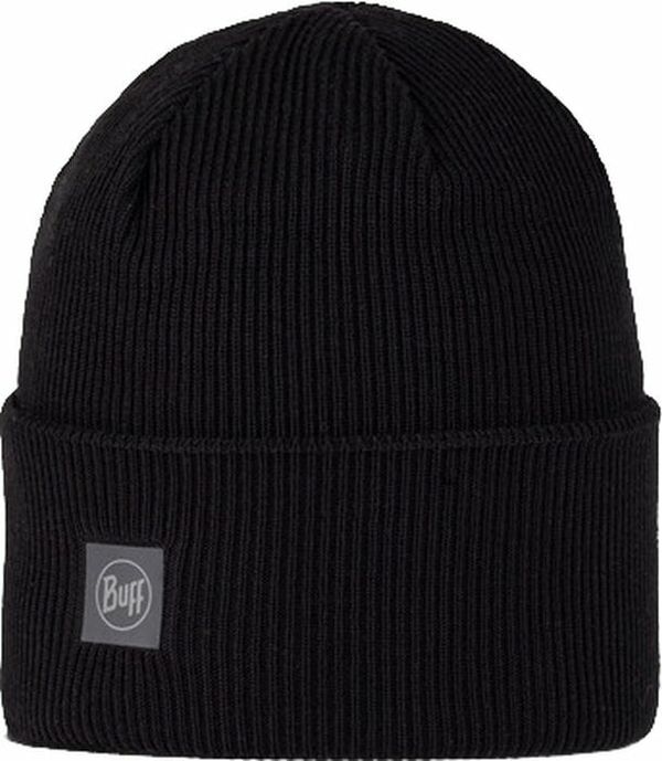 Buff Buff Crossknit Beanie Solid Black UNI Zimska kapa