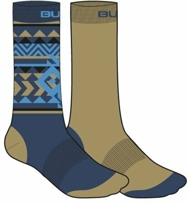 Bula Bula 2PK Hike Sock Denim M Nogavice