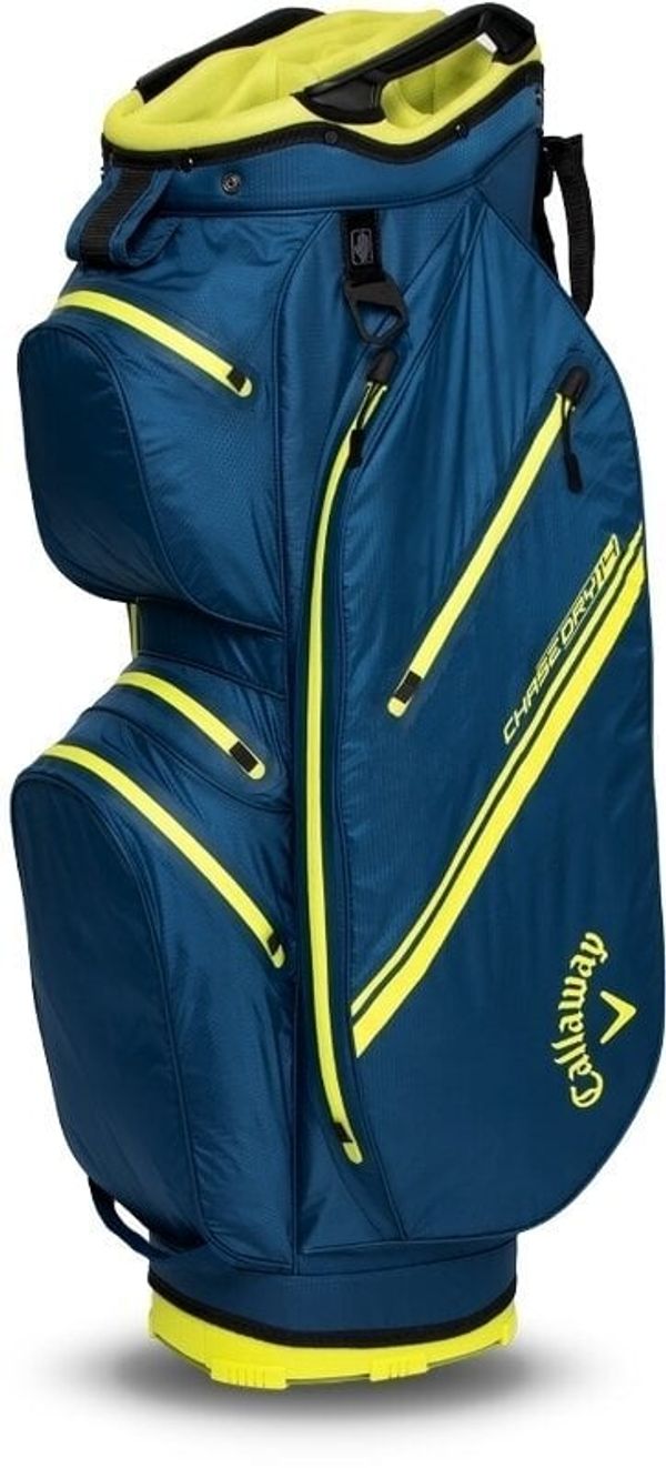 Callaway Callaway Chase 14 Dry Navy/Fluo Yellow Golf torba Cart Bag