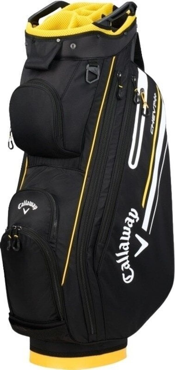 Callaway Callaway Chev 14+ Black/Golden Rod Golf torba Cart Bag