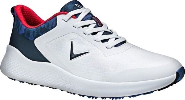 Callaway Callaway Chev Star Mens Golf Shoes White/Navy/Red 40