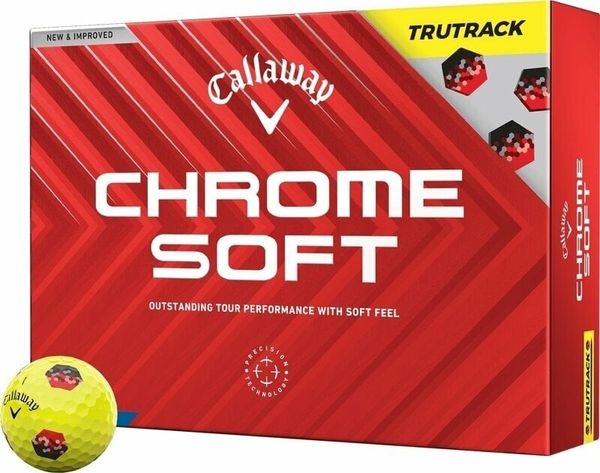 Callaway Callaway Chrome Soft 2024 Yellow Golf Balls TruTrack