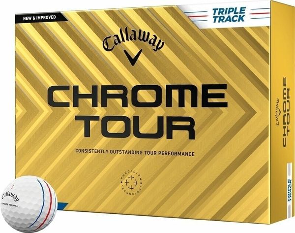 Callaway Callaway Chrome Tour White Golf Balls Triple Track