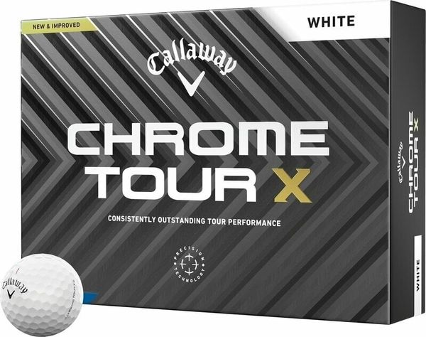 Callaway Callaway Chrome Tour X White Golf Balls Basic