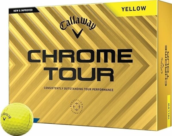 Callaway Callaway Chrome Tour Yellow Golf Balls Basic