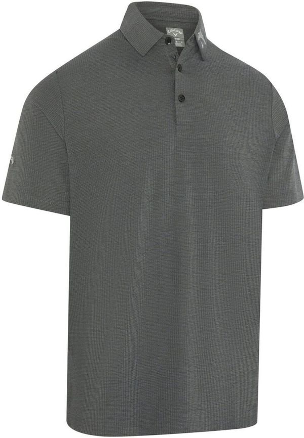 Callaway Callaway Classic Jacquard Mens Polo Caviar L