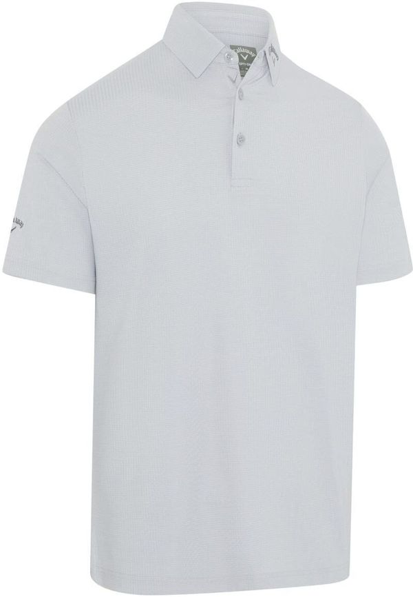 Callaway Callaway Classic Jacquard Mens Polo Gray Dawn M