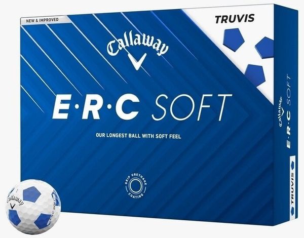 Callaway Callaway ERC Soft 2025 White Truvis Blue Golf žogice