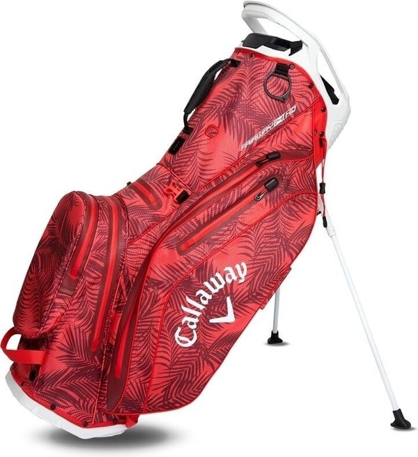 Callaway Callaway Fairway 14 HD Golf torba Stand Bag Red Palms/Light Grey