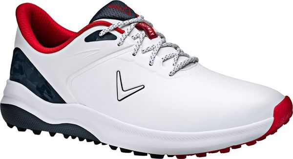 Callaway Callaway Lazer Mens Golf Shoes White/Navy/Red 40