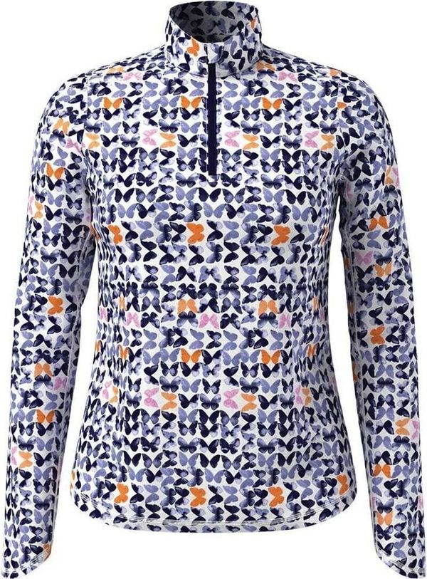 Callaway Callaway Metamorphosis Printed Sun Protection Womens Top Brilliant White 2XL