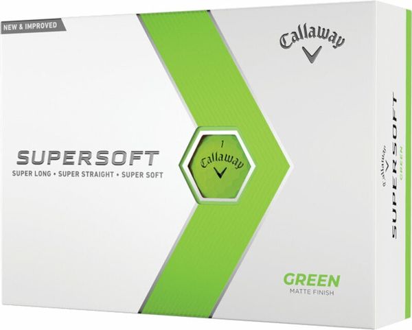 Callaway Callaway Supersoft 2023 Green Golf žogice