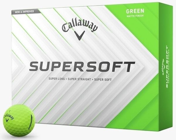 Callaway Callaway Supersoft 2025 Matte Green Basic Golf žogice