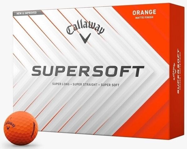 Callaway Callaway Supersoft 2025 Matte Orange Basic Golf žogice