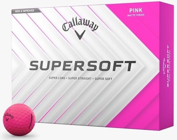 Callaway Callaway Supersoft 2025 Matte Pink Basic Golf žogice