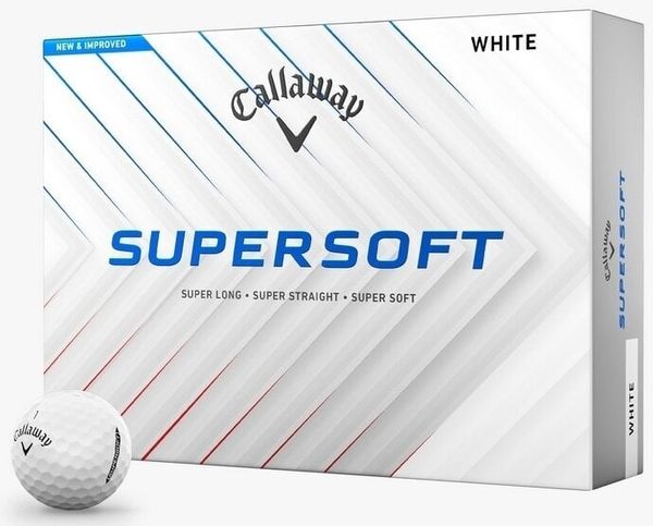 Callaway Callaway Supersoft 2025 White Basic Golf žogice