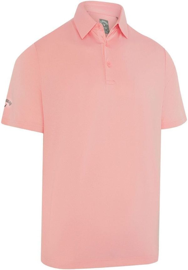 Callaway Callaway Swingtech Solid Mens Polo Candy Pink 2XL