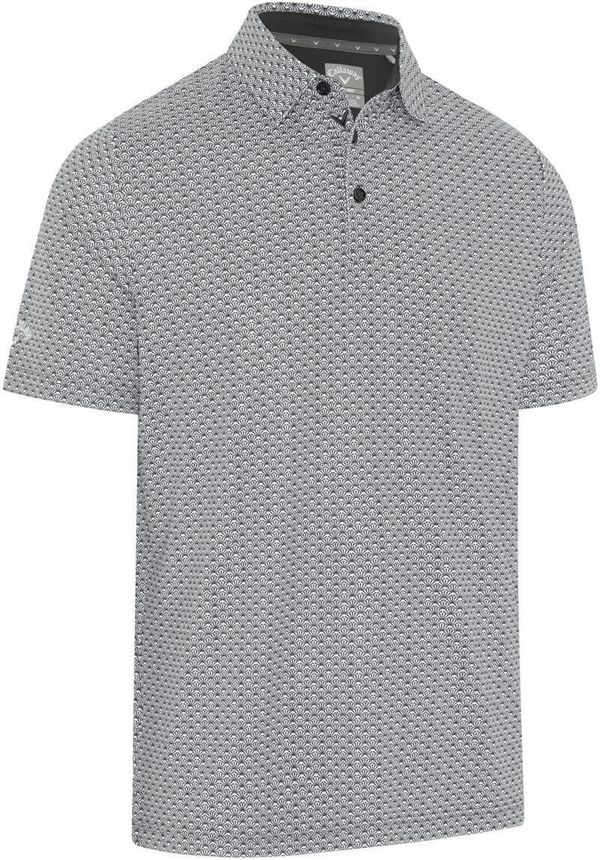 Callaway Callaway Tee Allover Print Mens Polo Caviar M