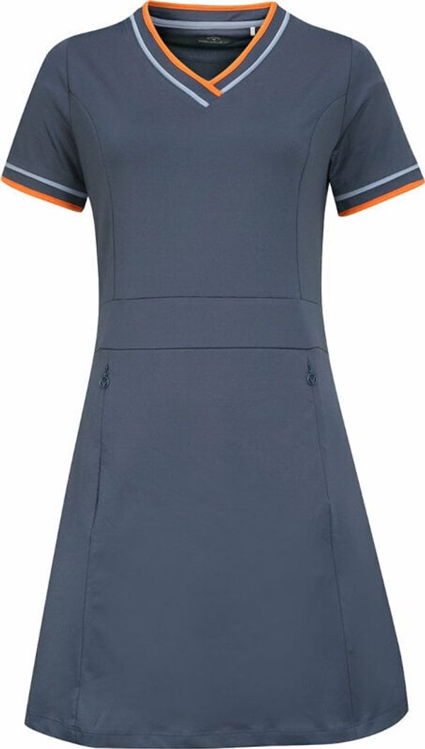 Callaway Callaway V-Neck Colorblock Dress Blue Indigo M