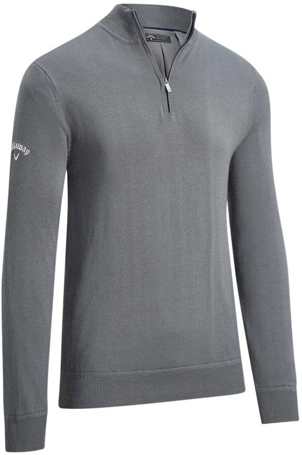 Callaway Callaway Windstopper 1/4 Mens Zipped Sweater Quiet Shade L