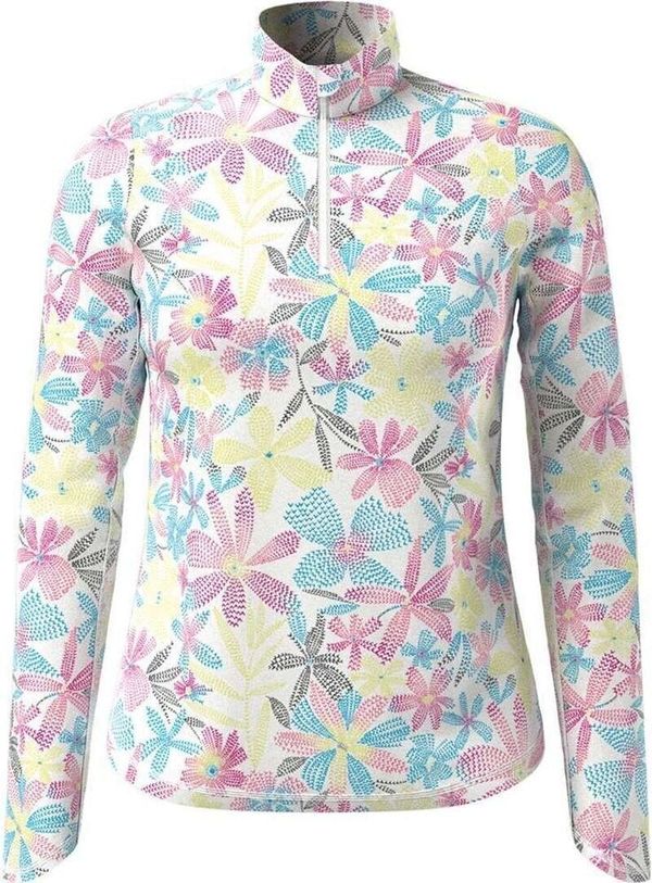 Callaway Callaway Womens Chev Floral Sun Protection Brilliant White L